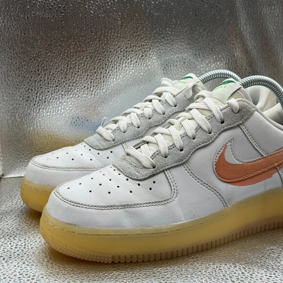 Size 7 Nike Mayumi Yamase x Air Force 1 Mens White Flyleather Sneaker DB3598-100 - Picture 6 of 11
